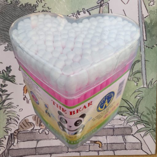 Mã SP T002 - Hũ ráy tai trái tim lớn dành cho người lớn thân nhựa