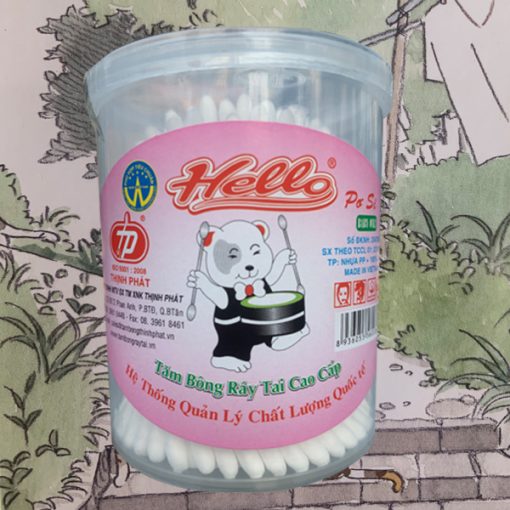 Mã SP H016 - Hũ ráy tai tròn lớn Pơ si thân nhựa dành cho người lớn