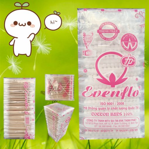Mã SP: B012 Bịch bông ráy tai que gỗ dành cho người lớn - Evenflo