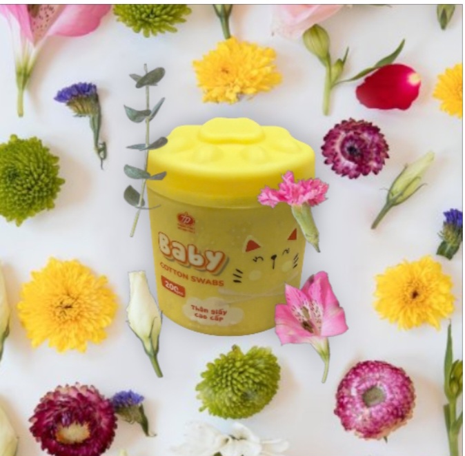 H025-Hũ ráy tai thân giấy baby 2CN